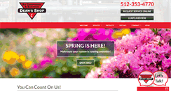 Desktop Screenshot of deansshop.com